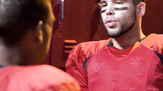 HETEROFLEXIBLE - Angry Heterosexual Alpha Adrian Hart Dominates Football Teammate Inside Locker Room