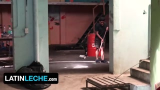 Latin Leche - Straight Latino Sucks The Uncut Dick Of A Stranger And Takes It Bareback From Behind