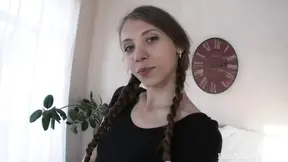 Young girl's ultimate anal fantasy with a huge cock