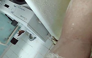 Wet white stockings