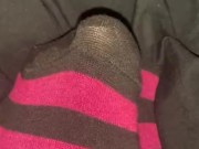 Cute Teen Socks after Jogging