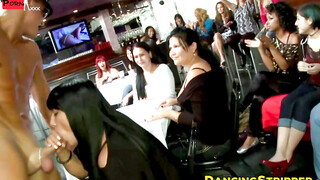 Party Babes Gangbanged By Stripper In Wild Orgy