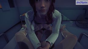 Hot Doctor Demonstrated New Healing Sex - 3D HENTAI