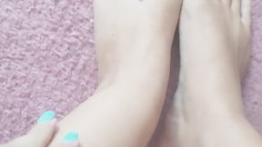 My beautiful feet and wrinkled soles for admiring