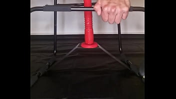 I love the new gravity remote control thrusting dildo