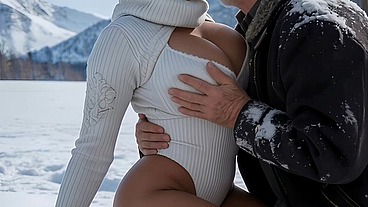 Ruby Dream - Winter Adventures in Russia [AI Generated] Oldje GangBang, Old and Young, Rimming, Rimjob