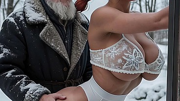 Ruby Dream - Winter Adventures in Russia [AI Generated] Oldje GangBang, Old and Young, Rimming, Rimjob