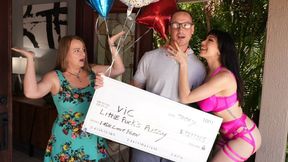 ”Lucky Dad Wins Little Puck’s Cunt”