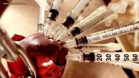 dominatrix mistress april - syringes in cock head