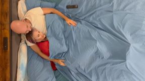 Vicky Vix Under The Covers Handjob