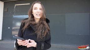 GERMAN SCOUT - Anal Fisting and Fuck at Real Casting with skinny saggy Tits Girl Emma Scarlett