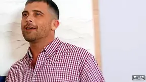 Jack Hunter Tempts Straight Michael Jackman — Dads Boyfriend Hooked on Cock