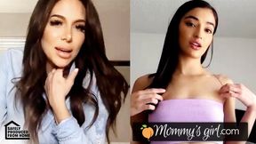 Delightful Jaclyn Taylor and Emily Willis - remote video - Mommy's Girl