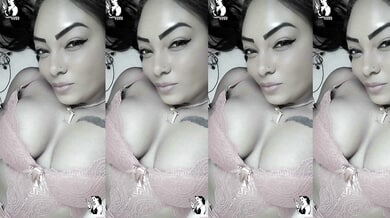 Curvy dark-haired woman with tattoos takes him deep in her mouth then receives anal creampie