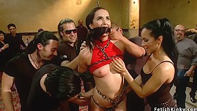 Princess Donna, Isis Love And Bianca Breeze In Hottie Bitch Group Fucking Tormented In Public