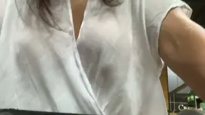 Preview of the white see-through blouse video while shopping at the grocery store, you can watch this and many more videos and pictures of myself, from topless, pussy flash, fully nude, backstage vid…
