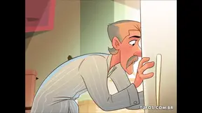 Animated Cleusa offers a steamy snack at dawn