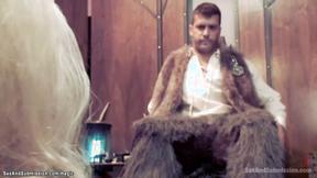 ”step milf anal in Japanese rope suspension”