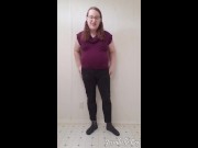 Preview: Jessabelle Cox - Purple Sweater Pee