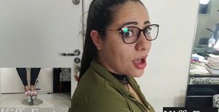 Kiffa Is Working at the Office Today.