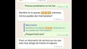 DO&Ntilde_A MARY SE PUSO CACHONDISIMA Y ME MANDO FOTOS Y ME LA COJO