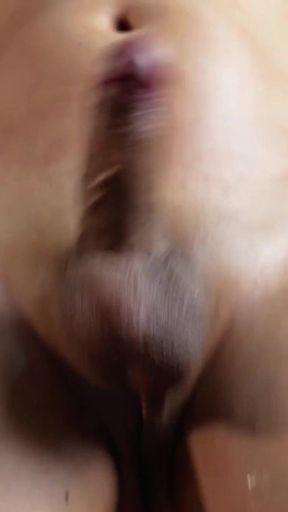 Moving my horny cock in slow motion.