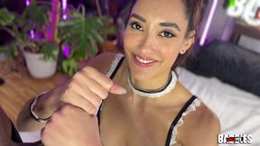 chloe amour is a hot maid that ends up in a porno being super horny