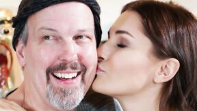 Spiritual leader fucks the younger babe