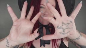 *1280x480* POV Tickled until Orgasm by Witch with Long sharp black nails