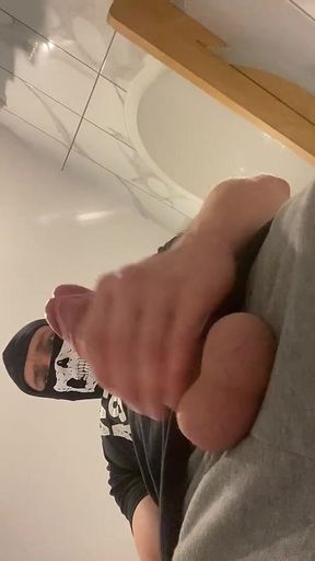 Jerking off After a Long Abstinence of 14 Days