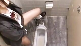 Ass-Fucking college girl in Toilet - Anal Teen Fucked by Older Man" (Japanese to English translation)
