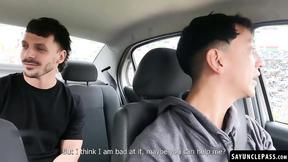 ”Latin Pibe gives Luke Ryder a nice shot inside his tight booty”