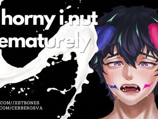 jacking off my 9 inch wang