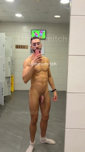 Confessing her lust for attention in a locker room