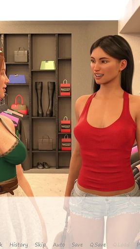 My Stepbrother 's Wife #37 Bella Was Teasing John in the Fitting Room