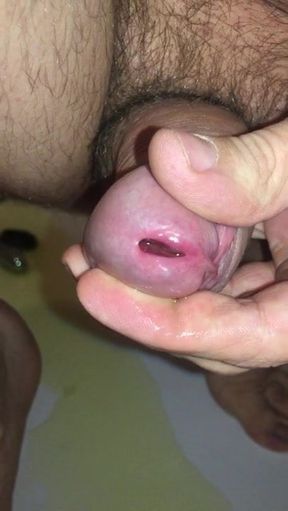 Pisse masturbation