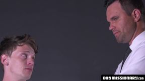 BoyMissionary.com - Mormon twink's throat fucking in sixty-nine before raw pounding