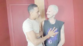 Two skinny men kissing with extreme desire - by Donovan Bell and Marvin Turner - CLIP 1