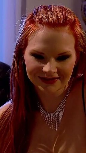 Redhead Tarra White Sucks and Rides Massive Cock Wildly