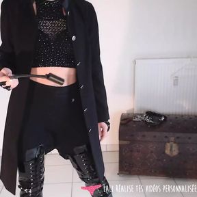 Vends-ta-culotte - JOI and humiliation for submissive man by a sexy French dominatrix