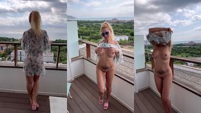 as-tu deja eu une voisine autant exhibitionniste que moi?j ai meme du mal ...