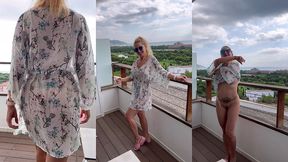 as-tu deja eu une voisine autant exhibitionniste que moi?j ai meme du mal ...