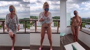 as-tu deja eu une voisine autant exhibitionniste que moi?j ai meme du mal ...