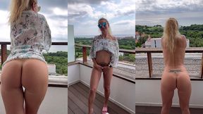 as-tu deja eu une voisine autant exhibitionniste que moi?j ai meme du mal ...