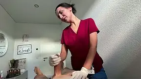 She Caught Him Jerking - Then Milked Him Between Her Tits