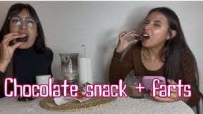 Chocolate snack + farts