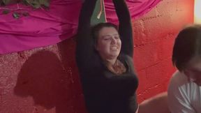 Starr standing and stretched out