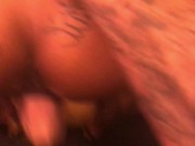 Step sister gets a creampie and facial while playing a game