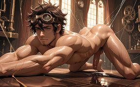 This Steampunk Rebel with Erected Dick Will Drive You Wild