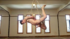Straight boy next door is nervous about getting edged by two guys